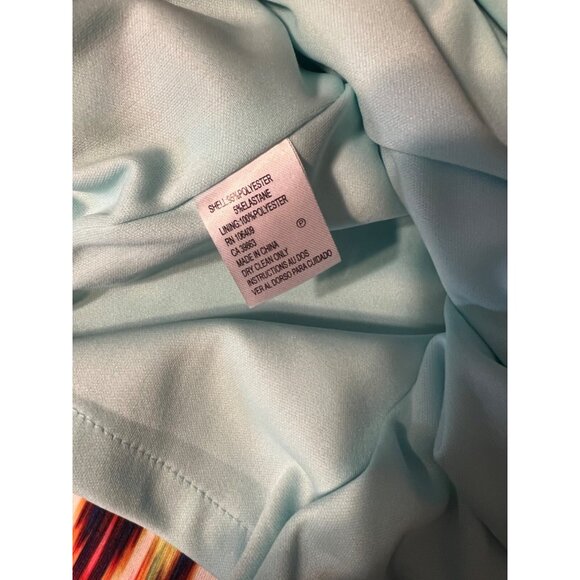 Tahari Sheath Dress 4 Ikat Colorful Stretch Sleeveless Career Church $128 NEW - Picture 9 of 9